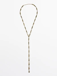 Collier long cacao
