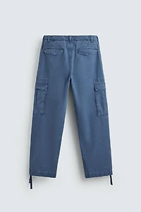 PANTALON BATTLE COUPE DÉCONTRACTÉE DÉLAVÉ