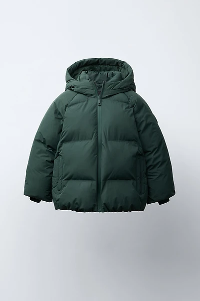 MANTEAU REMBOURRÉ À CAPUCHE DÉPERLANT