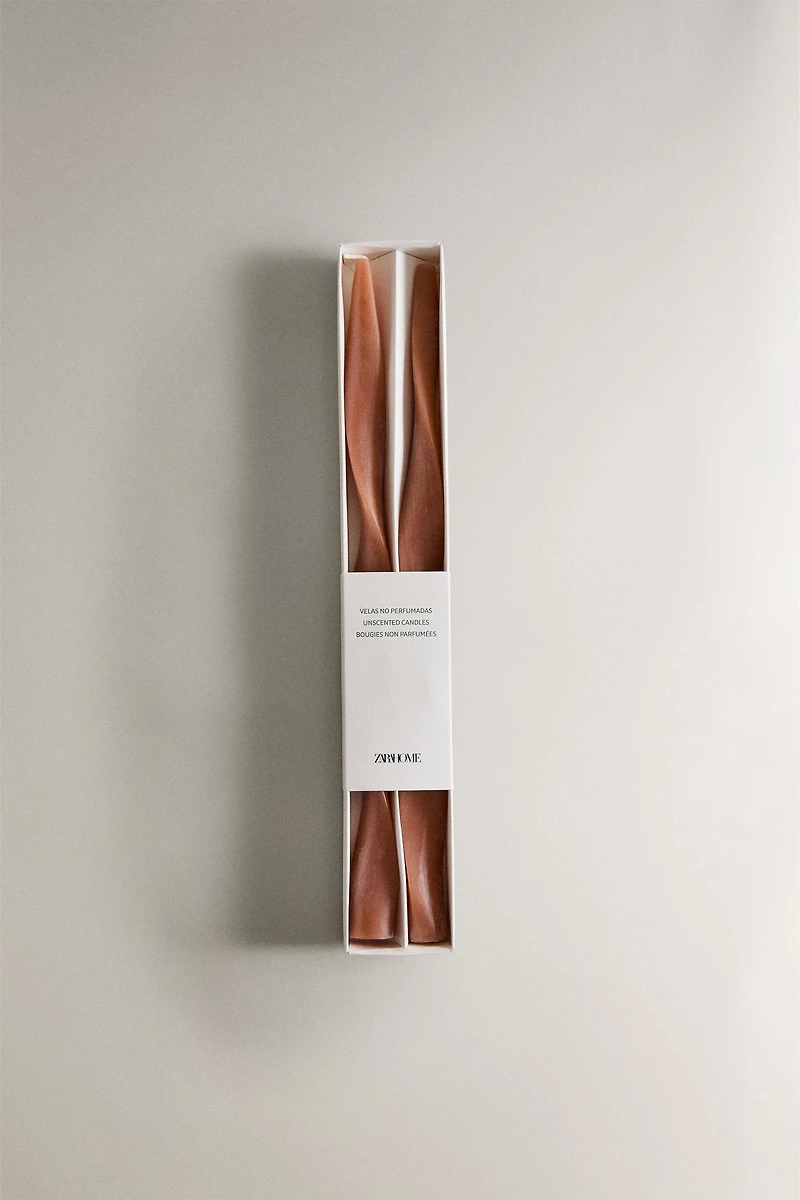 SET OF DECORATIVE POWDERED CANDLES (SET 2)