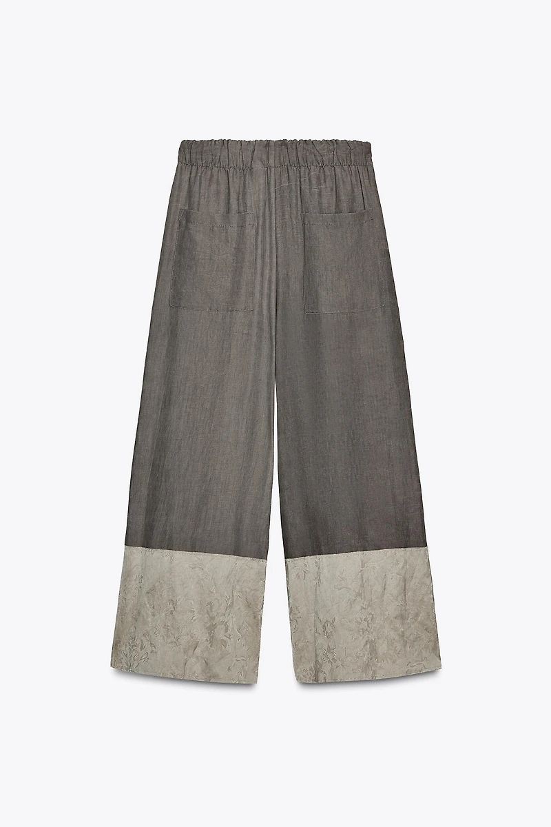 ZW COLLECTION JACQUARD COMBINATION PANTS