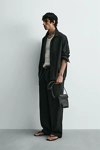 RELAXED FIT LINEN - VISCOSE SHIRT