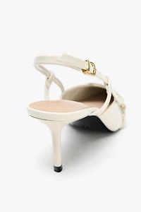 STRAPPY BUCKLE HEELS