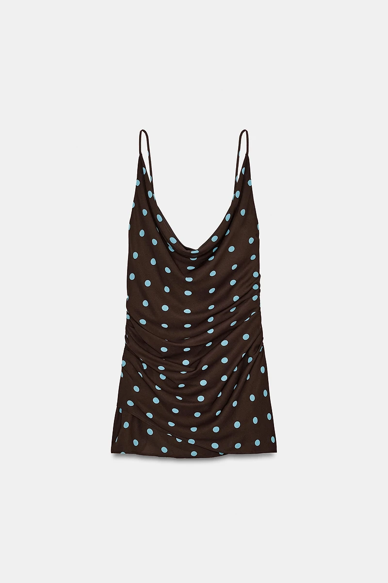 ROBE MINI À POIS