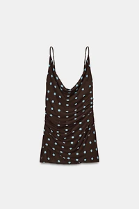 ROBE MINI À POIS