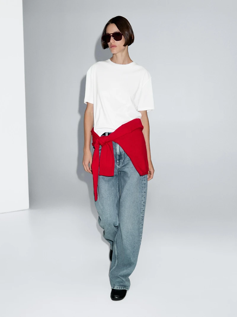 T-shirt manches courtes couture dos