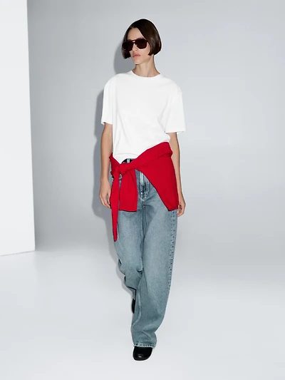 T-shirt manches courtes couture dos