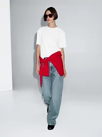 T-shirt manches courtes couture dos