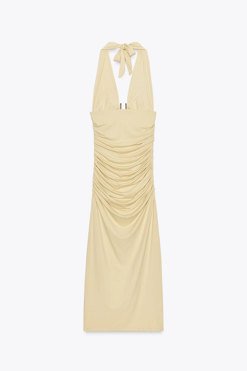 ROBE EN POLYAMIDE HALTER