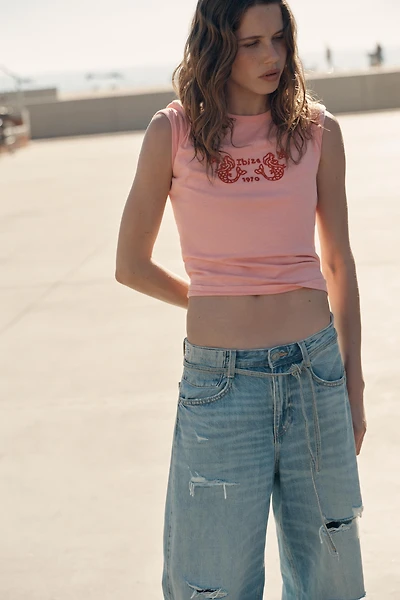 EMBROIDERED SHORT SLEEVE T-SHIRT