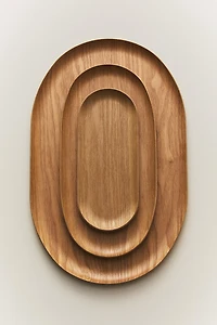 PLATEAU BOIS OVALE