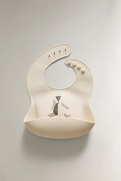 BAVOIR ENFANT SILICONE LAPIN
