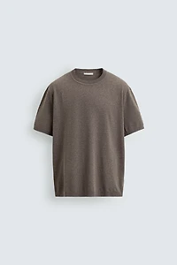 KNIT REGULAR FIT T-SHIRT