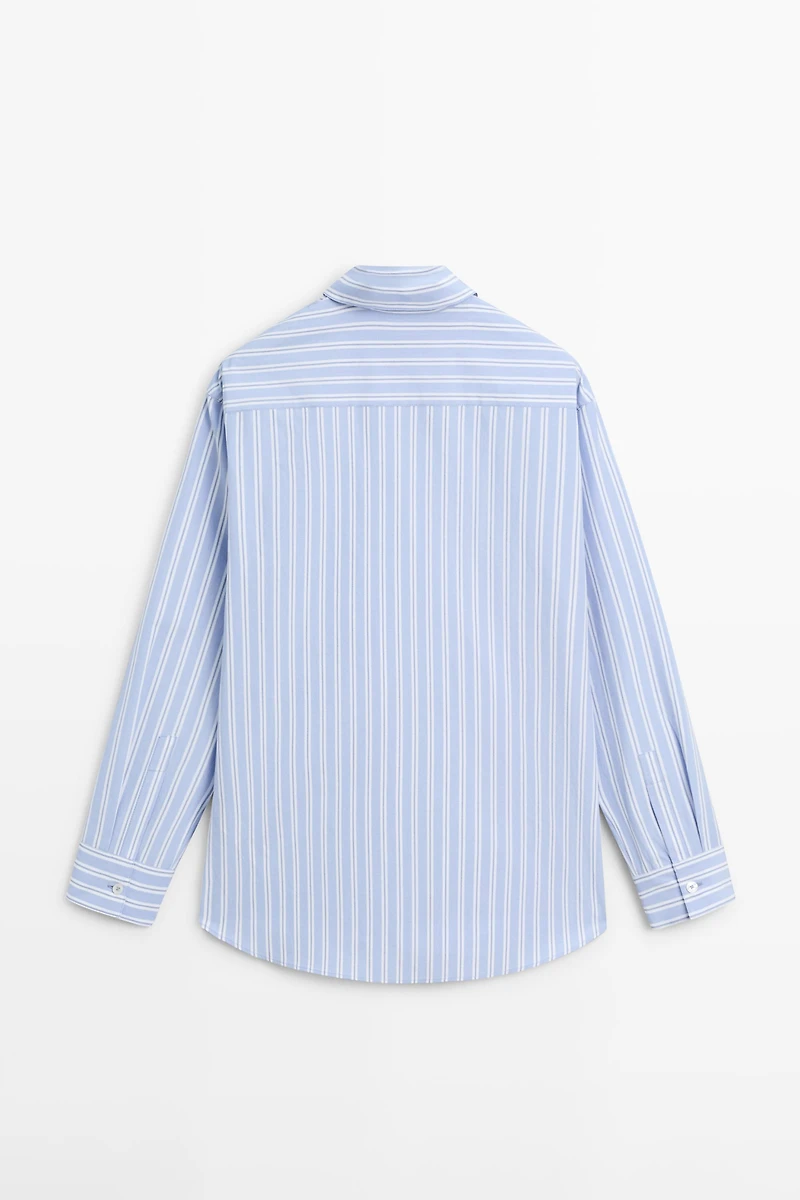 100% cotton striped shirt
