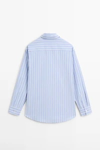 100% cotton striped shirt