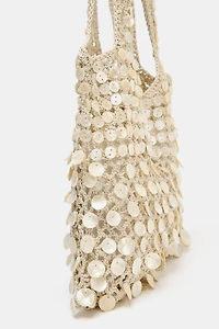 BEADED SHOULDER BAG