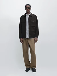 Short jacket with pocket details