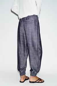 PANTALON DE JOGGING À CHEVILLES ÉLASTIQUES