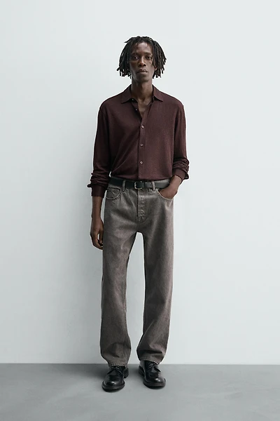 TEXTURED JACQUARD SHIRT