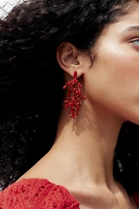 BOUCLES D'OREILLES CORAIL