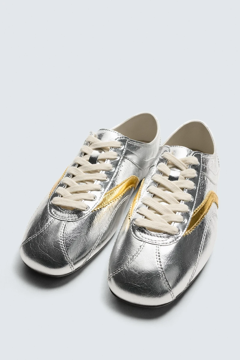 LEATHER TRAINERS HARRY LAMBERT FOR ZARA X DISNEY