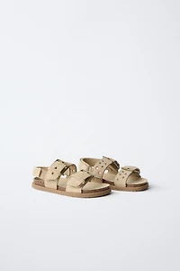 STAR LEATHER SANDALS