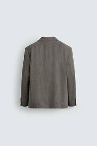 TEXTURED SUIT JACKET