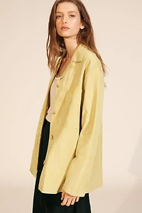 LIMITED EDITION SUEDE LEATHER POCKET SHIRT