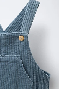 THICK CORDUROY OVERALLS
