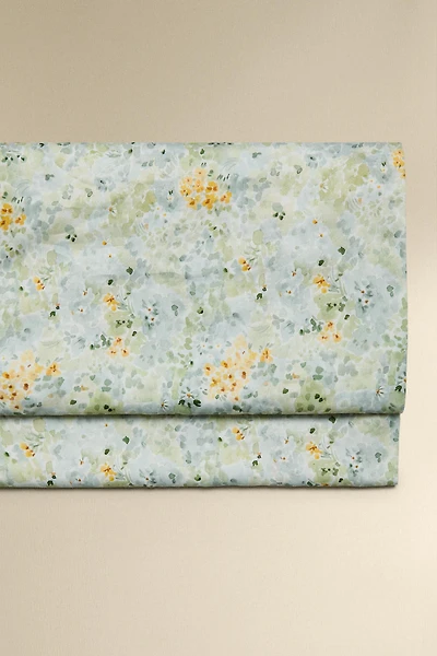 FLORAL PRINT FLAT SHEET
