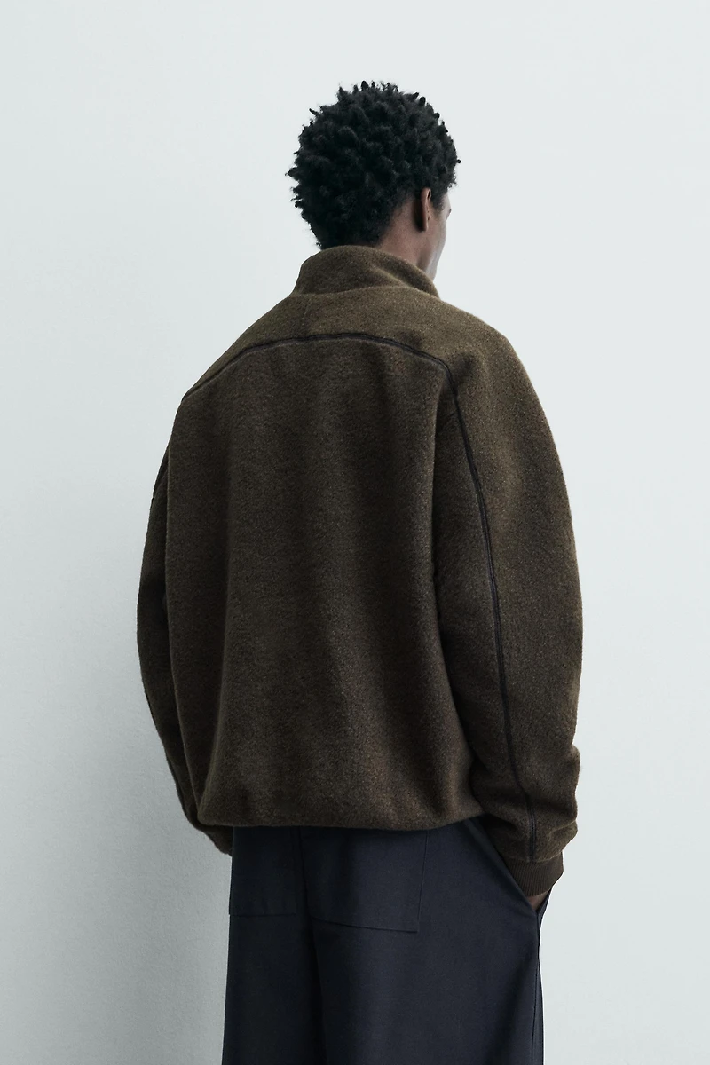 FLEECE ZIPPER SWEATSHIRT