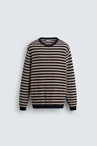 STRIPED JACQUARD SWEATER