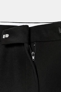 HIGH-WAISTED WIDE-LEG PANTS