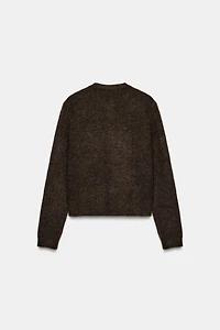 BALL BUTTON KNIT CARDIGAN