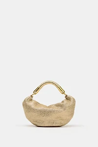 METALLIC EFFECT HANDBAG