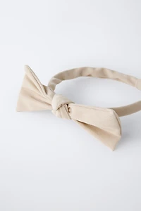 PIQUÉ BOW HEADBAND