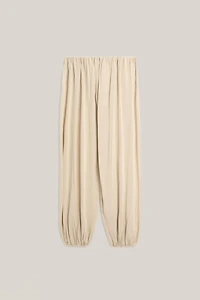 Pantalon bouffant en soie mélangée - LIMITED EDITION