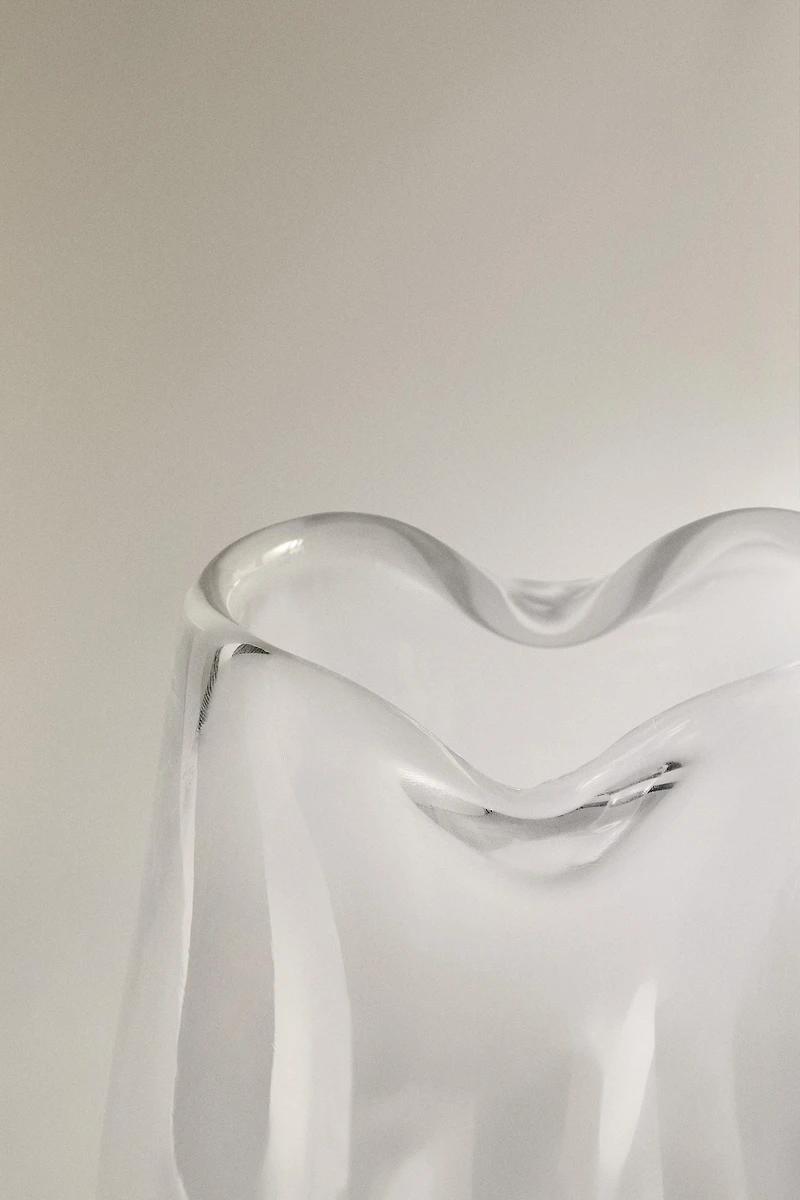 VASE WITH A HIGH IRREGULAR NECK