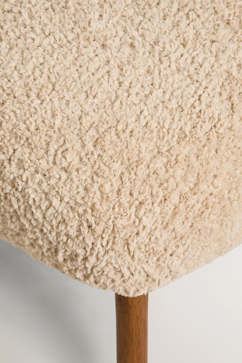 TABOURET REPOSE-PIEDS BOUCLETTE