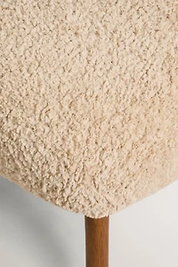 TABOURET REPOSE-PIEDS BOUCLETTE