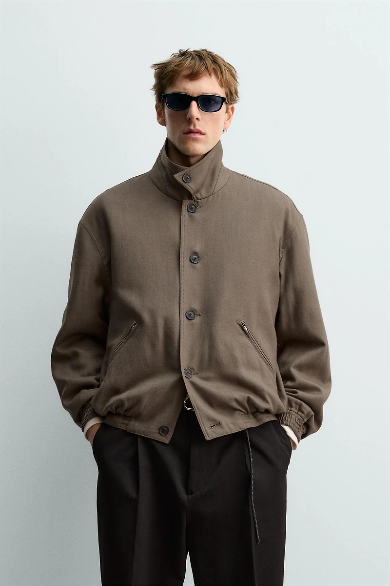 VESTE REMBOURRÉE 100% LAINE AARON LEVINE X ZARA