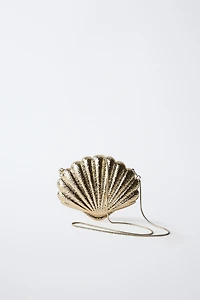 METALLIC SHELL CROSSBODY BAG