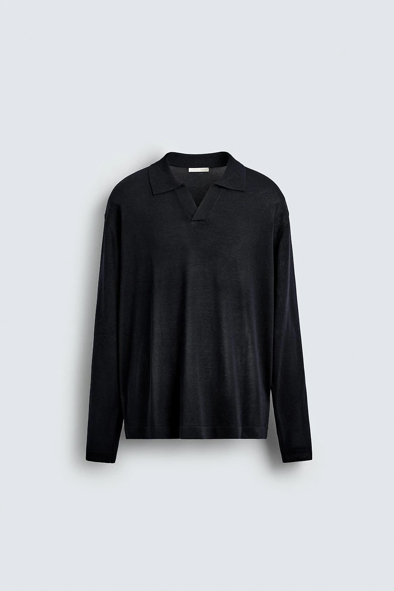 POLO EN MAILLE STRUCTURÉE
