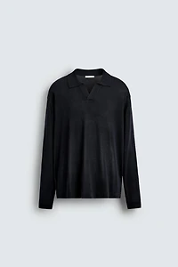 POLO EN MAILLE STRUCTURÉE