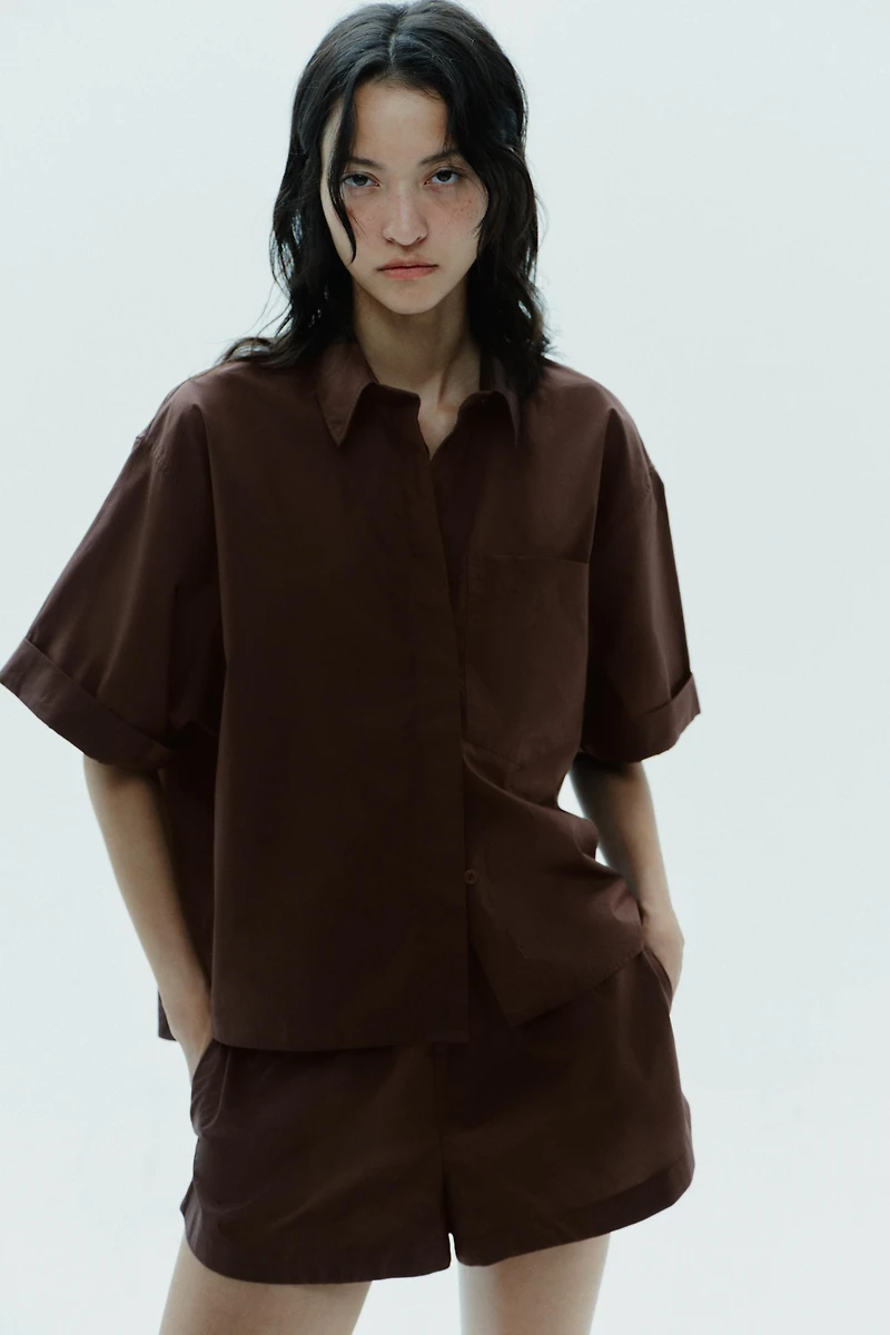 POPLIN POCKET SHIRT