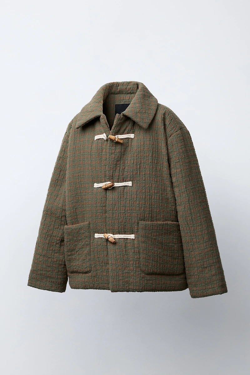 PLAID FIREMAN CLASP JACKET