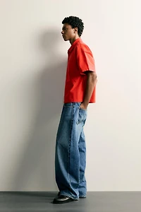 ZIP-UP BOXY FIT POLO