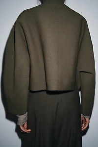 KNIT ZIP-UP JACKET