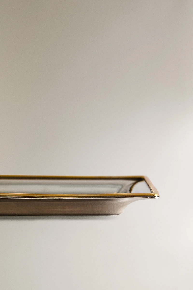 PLATEAU DÉCORATIF BORDURE NOËL