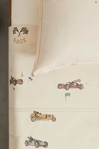 DRAP DE DESSUS ENFANT CHIEN COURSE
